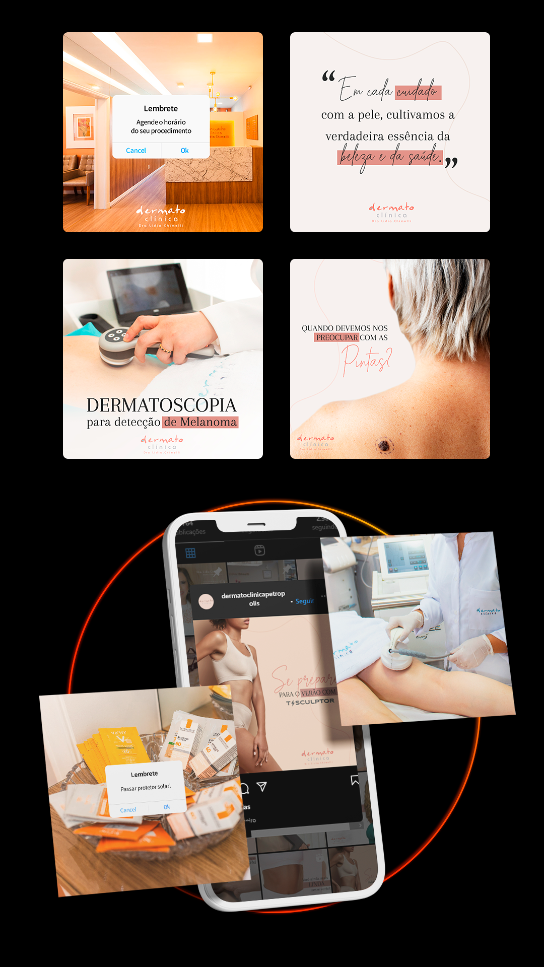 marketing digital dermato clinica Petrópolis